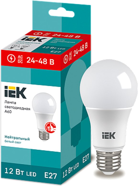 

Светодиодная лампочка IEK LED Bulb A60 1140lm 4000K E27