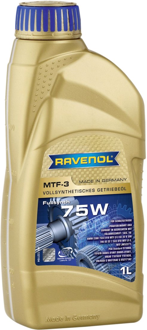 

Трансмиссионное масло Ravenol MTF-3 SAE 75W 1л