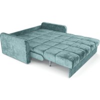Диван Мебель-АРС Аккордеон Свег НПБ 180x200 (велюр мятный Plush OWV-27)