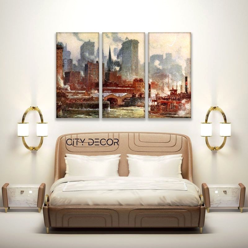 Модульная картина Citydecor Города/Архитектура 7.48 75x117 см