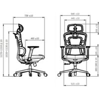 Офисное кресло SitZone U-062A (сетка, черный)