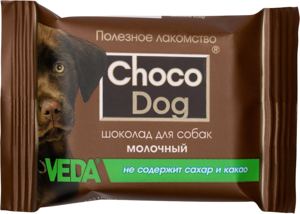 

Лакомство для собак Veda Choco Dog Шоколад молочный 15 г