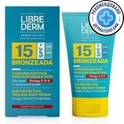 

Librederm Bronzeada SPF15 с Омега 3-6-9 и термальной водой 150 мл
