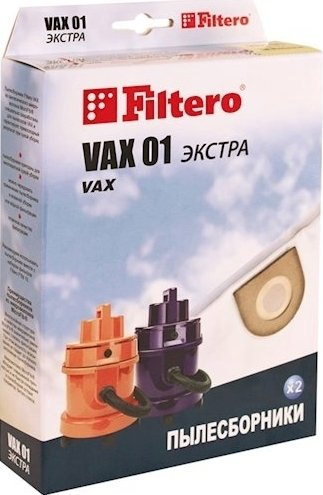 

Комплект одноразовых мешков Filtero VAX 01 Экстра (2)