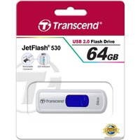 USB Flash Transcend JetFlash 530 64 Гб (TS64GJF530)