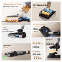 Вертикальный моющий пылесос Trouver Wet and Dry Vacuum X4 Pro