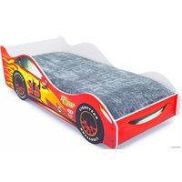 Кровать-машина Бельмарко Тачка красная с ПМ 01712 160x70