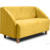 Диван Brioli Ральф двухместный (V13/желтый)