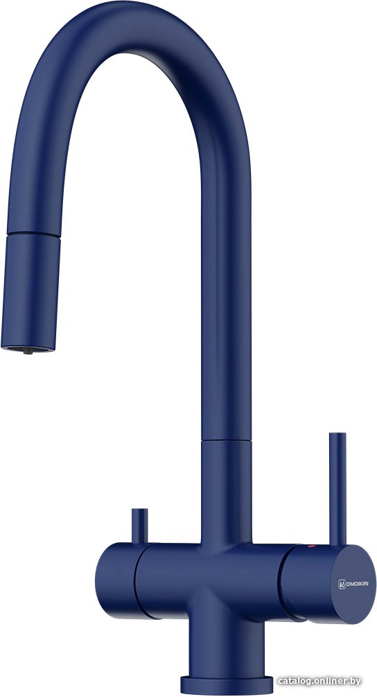 Смеситель Omoikiri Akita-S IB (indigo blue)
