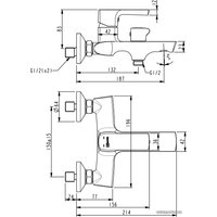 Смеситель Lemark Ursus LM7214BL