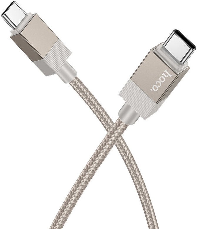 

Кабель Hoco X110 Honorific 3.0A USB Type-C - USB Type-C (1 м, золотистый)