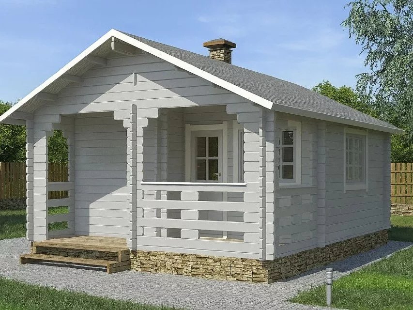 Русская баня Woods из бруса Ярослав Федорович