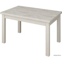 Кухонный стол Senira Кастусь 110-145x70 (сосна монрепо/белый)