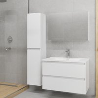  Lauter Тумба под умывальник Mia 80 (белый глянец) в Барановичах