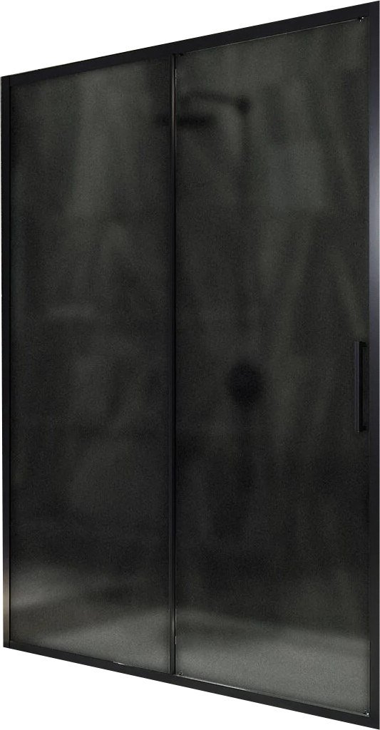 

Душевая дверь MaybahGlass 195x150 MGD-1289-6 (графит матовый/черный)