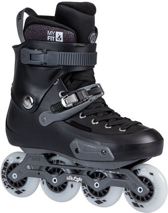 Роликовые коньки Powerslide Zoom Pro 80 (р. 41-42, черный)