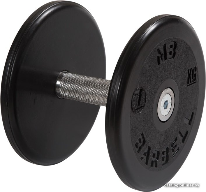 Гантель MB Barbell Классик 7 кг (вращающаяся ручка)