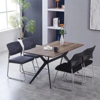 Офисный стул SitUp Sky black Chrome (сетка Black/Black)