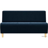 Диван Brioli РудиД трехместный (рогожка, J17 темно-синий)