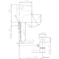 Смеситель Armatura Kwarc 4202-815-00