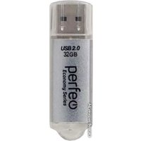 USB Flash Perfeo E01 32GB (серебристый)