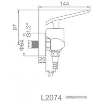 Смеситель Ledeme L2074