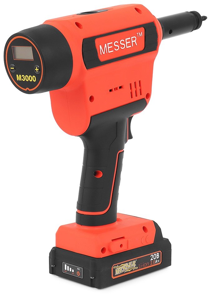 

Заклепочник Messer M3000 (с 2-мя АКБ)