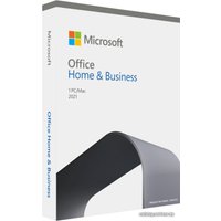 Пакет офисных программ Microsoft Office 2021 Home and Business BOX (1 ПК, бессрочная лицензия)