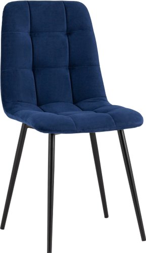 Стул Stool Group Oliver велюр (тёмно-синий)