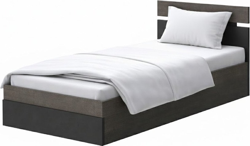 

Кровать PROxSON Milton с ПМ 90x200 (дуб кантербери/черный)