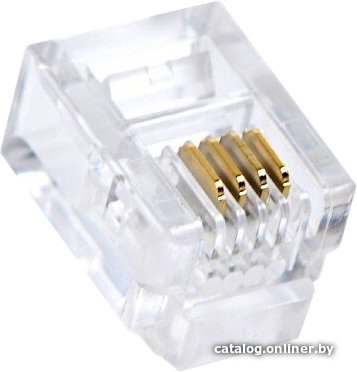 Коннектор Cablexpert MP-6P4C/100