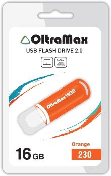 

USB Flash OltraMax 230 16GB (оранжевый) [OM-16GB-230-Orange]