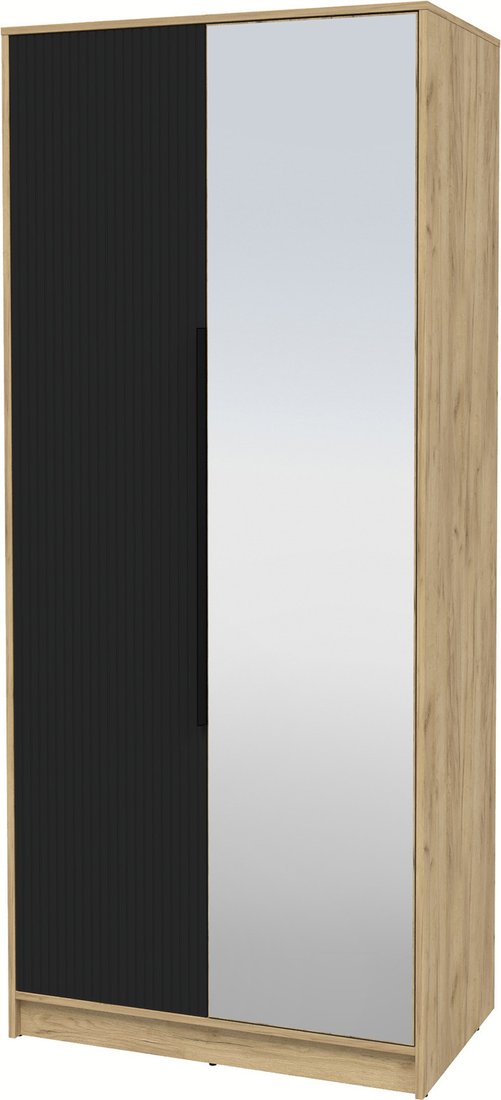 

Шкаф распашной Интерлиния Концепт Лайн КТ-Ш2з (дуб золотой/черный)