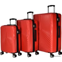 Чемодан-спиннер Mironpan 88076 54 см (красный)