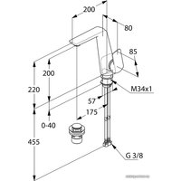 Смеситель Kludi Ameo 410250575