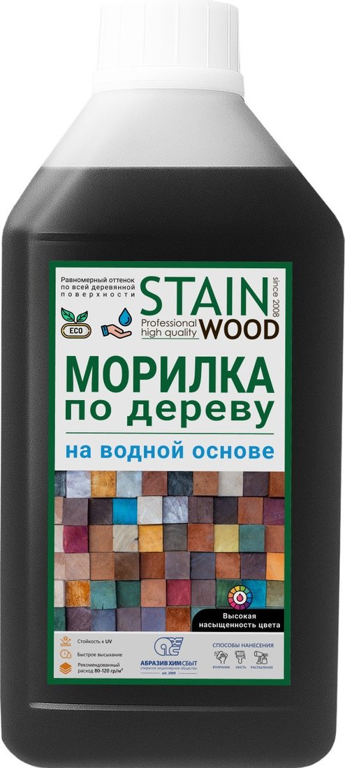 Морилка Stainwood Pro На водной основе 1 л (о...