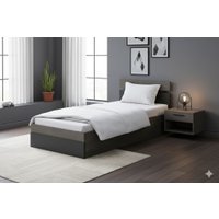 Кровать PROxSON Milton с ПМ 90x190 (дуб кантербери/черный)