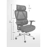 Офисное кресло myroo Office Ping T204-BB (black/black)