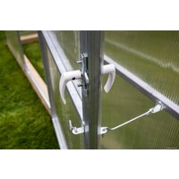 Теплица Завод теплиц Гарант Фермер-4 4 м (4 мм поликарбонат)