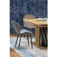 Кухонный стол Halmar Fabiano раскладной 135-175/75 (дуб вотан/черный)