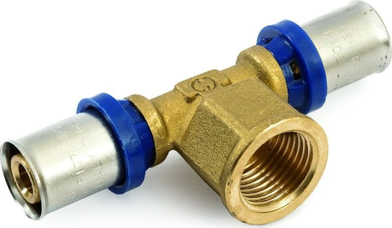 Фитинг General Fittings Пресс тройник ВР 20х1/2х20 5T0012H042020T