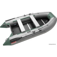 Моторно-гребная лодка Roger Boat Hunter Keel 3200 (малокилевая, серый/зеленый)