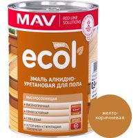 Эмаль MAV Ecol ПФ-266 0.9 кг (желто-коричневый)