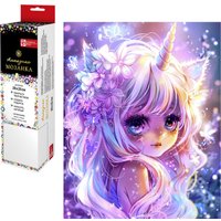 Алмазная мозаика  Феникс+ Девочка-единорог 68584