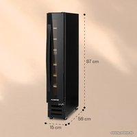 Винный шкаф Klarstein Vinovilla 7 (черный)