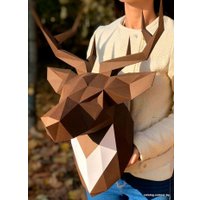 PaperCraft PAPERRAZ Олень Петрович (шоколадный)