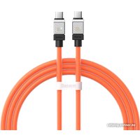 Кабель Baseus CoolPlay Series Fast Charging Data Cable 100W USB Type-C - USB Type-C (1 м, оранжевый)
