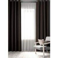 Комплект штор Loon Латте на люверсах GO.LUV.LAT-2 (коричневый)