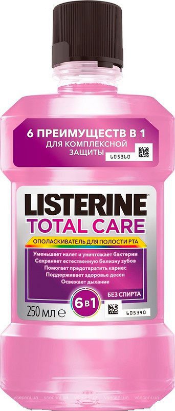 

Ополаскиватель для полости рта Listerine Total Care 250 мл
