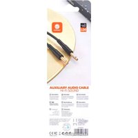 Кабель Vipfan L04 3.5 мм - 3.5 мм (1 м, черный)